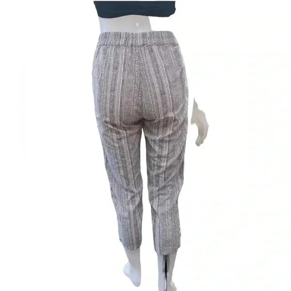 Roots Hemp Collection Black  White Capri Size Small - Picture 5 of 10